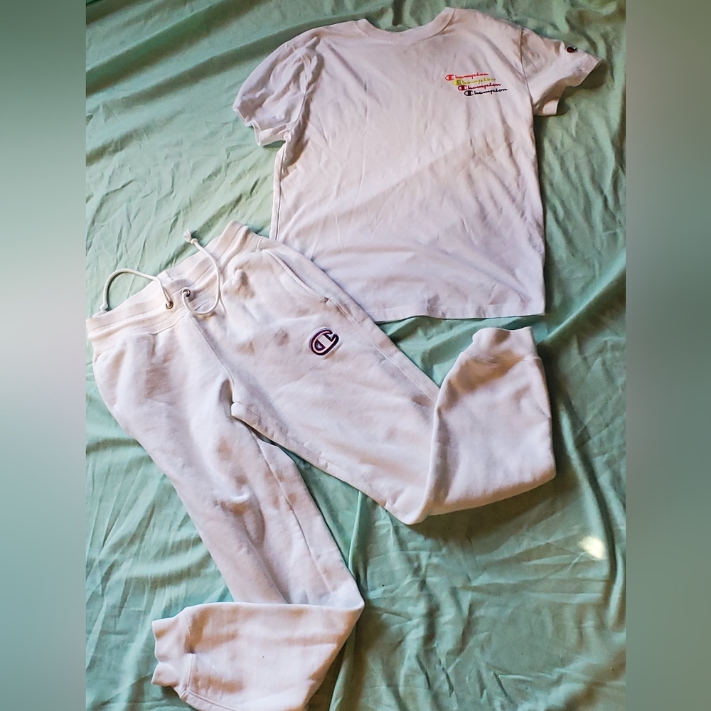 Champion sweat suit